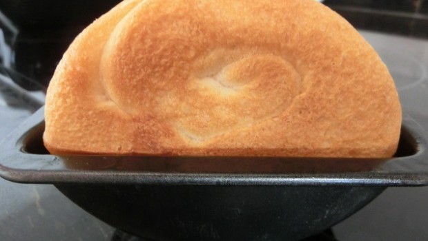 Una vez horneado, desmoldamos.