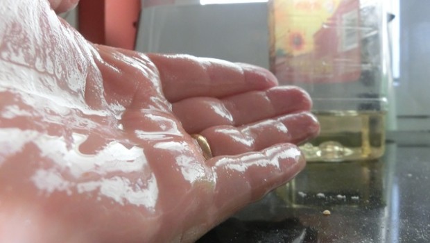 Usaremos aceite de girasol...