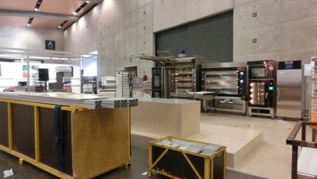 El día antes, a medio montar Gastrónoma.