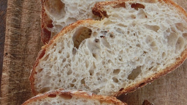 Miga del pan con Txakinarto escaldado