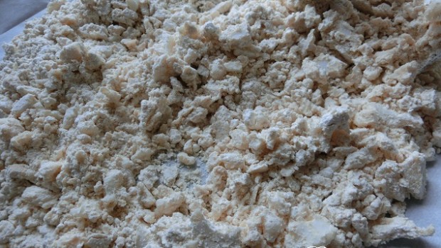 Hay que lograr una textura teorrosa.