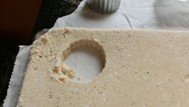 Cortamos las piezas.