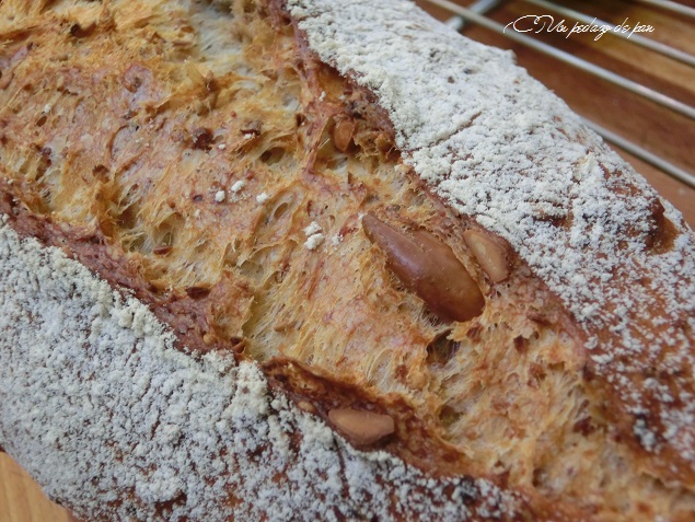 Detalle del Pan con almendras y sésamo, Sergio Cristóbal Marquina.