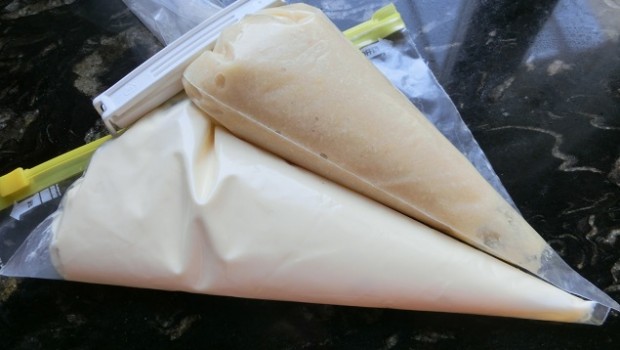 Con manga pastelera serán fáciles de servir.