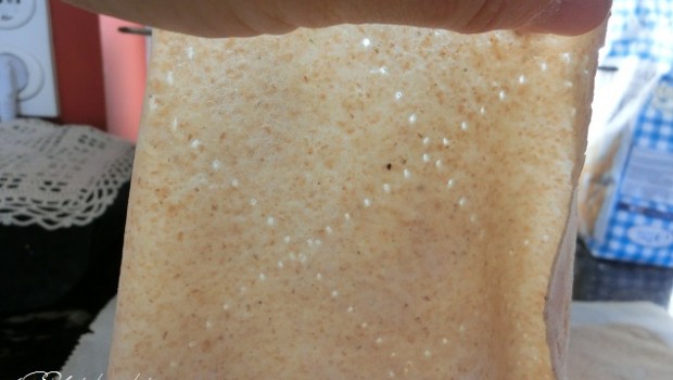 La lámina es sumamente fina.