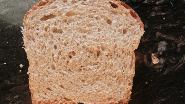 La miga podia aún haberse desarrollado más y mejor (véase que la zona inferior está algo más densa).