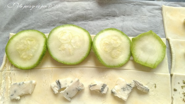 Ruedas de calabacín.